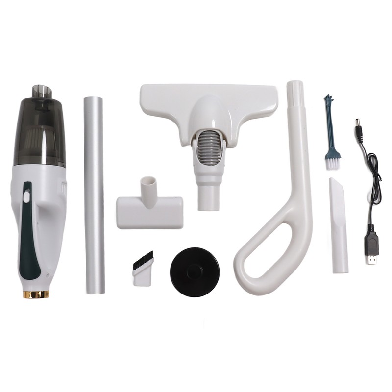 Car Vacuum Cleaner 7.4V Handheld Cordless Rechargeable Powerful Suction Noiseless