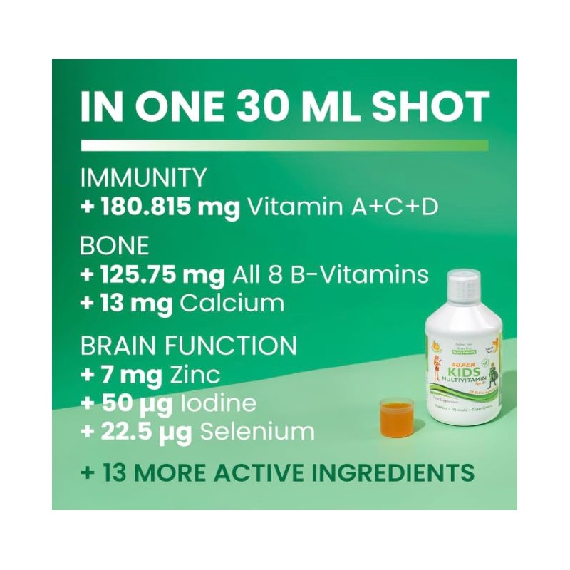 Generic Swedish Super Kids Multivitamin Age 3+, Orange Flavour, 2