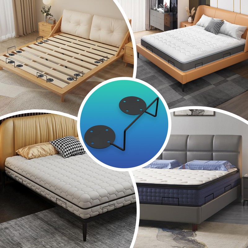 Mattress Retainer Bar for Adjustable Bed, Mattress Stoppers to Prevent