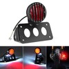 Amazicha 1" Motorcycle LED Tail Brake Light with Bracket, Waterproof