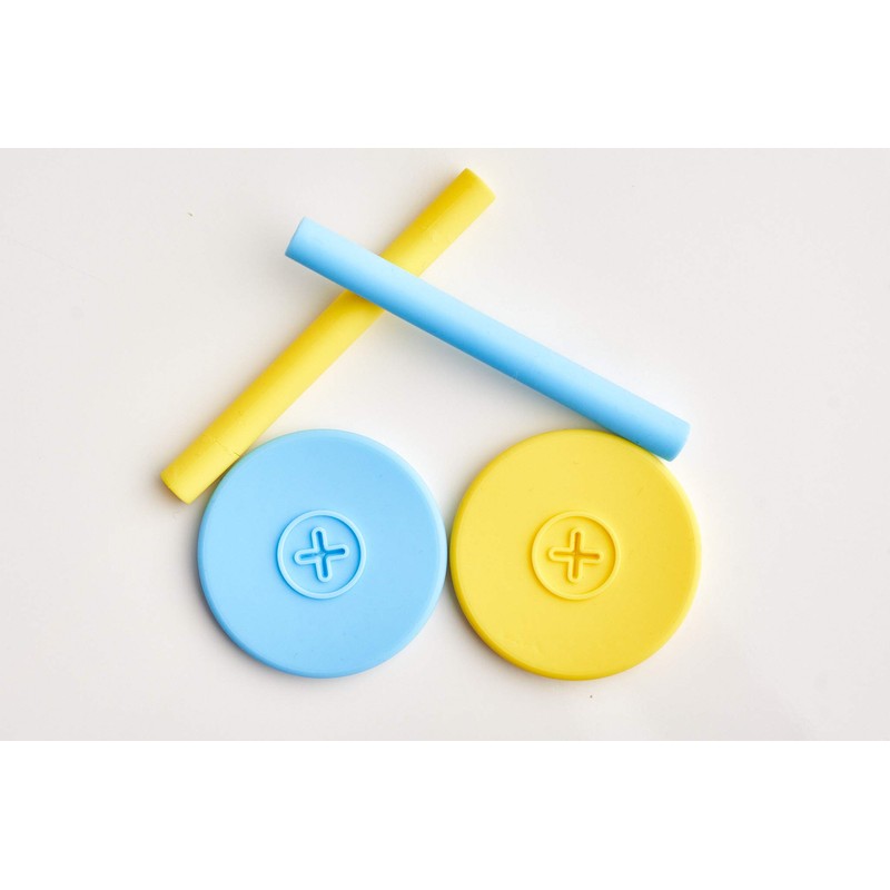 Cognikids Sip Straw and Lid Accessory Pack (Sunshine/Sky)