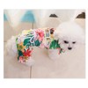 Hdwk&Hped Dog Shirt Hawaiian Style Dog Onesie Summer Dog Pajamas