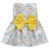 XIAOYU 2 Pack Bowknot Dog Dresses Hawaiian Princess Dresses for