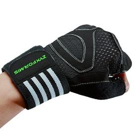 Workout Gloves for Men and Women, Breathable Weight Lifting Gloves with Wrist Wrap Support, Lightweight Gym Gloves with Excellent Grip, Full Palm Protection for Weightlifting Fitness Training Climbing