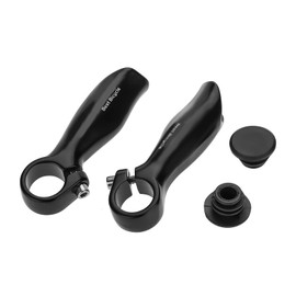Hominas Handlebar Ends Bicycle, 1 Pair Bicycle Handlebar Horns Aluminium Alloy Handlebar End Grips 22.2 mm Bike Bar End for MTB, E-Bike, City Bike, Road Bike and Folding Bike