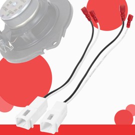 SINGWAYS Front Dash Tweeters Speaker Harness Adapter Connector Plug Replacement for Dodge Ram Jeep Chrysler 2005-2022 Aftermarket Instrument Panel Tweeter Audio Cable Plug - 2 PCS