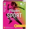 Playtex Sport Tampons Regular 18ct Box Unscented