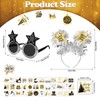 HOWAF New Years Eve Party Decorations Accessories, Glitter Happy New