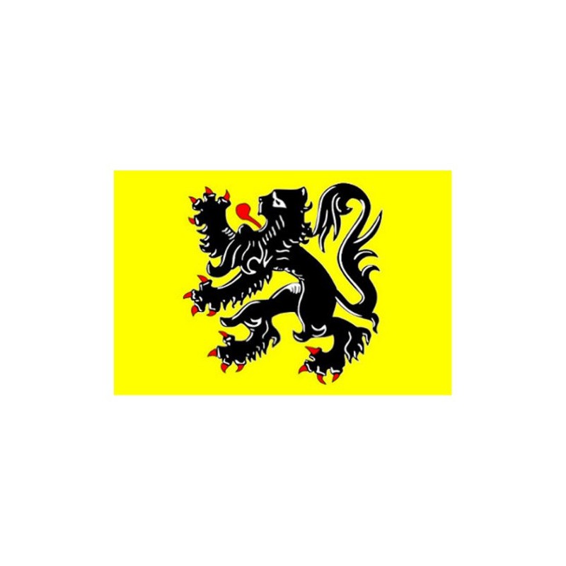 5ft x 3ft Flanders (Lion) Flag