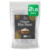Jiva Organics Premium White Rice Flour 2 LB Bag -
