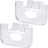 DC,CLISENCE 2 Pcs Shade Pulls, Levolor Blinds Parts, Clear
