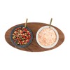 Cruiser’s Caché Marble Salt Cellars Set of 2 with Gold