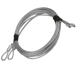 Pair of Garage Door Cables for Torsion Springs by Ri-Key Security (8-Foot (115 inches))