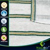 Towelogy® 5 Pack Cotton Dish Cloths Waffle Weave White Super