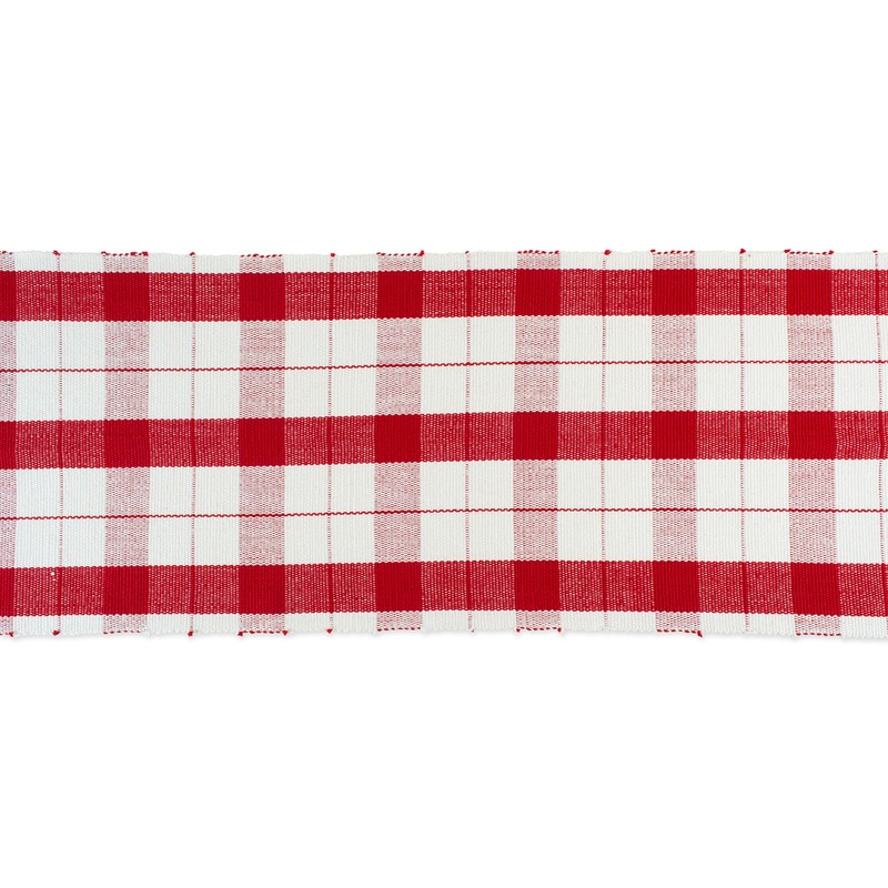 DII Christmas Basics Cotton Holiday Tabletop Collection, Table Runner, 13x72,