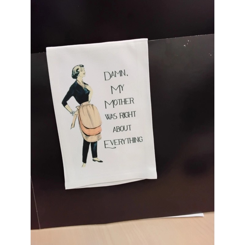 sassy talkin' Funny Retro Sassy Talkin' Kitchen Towel - FREE