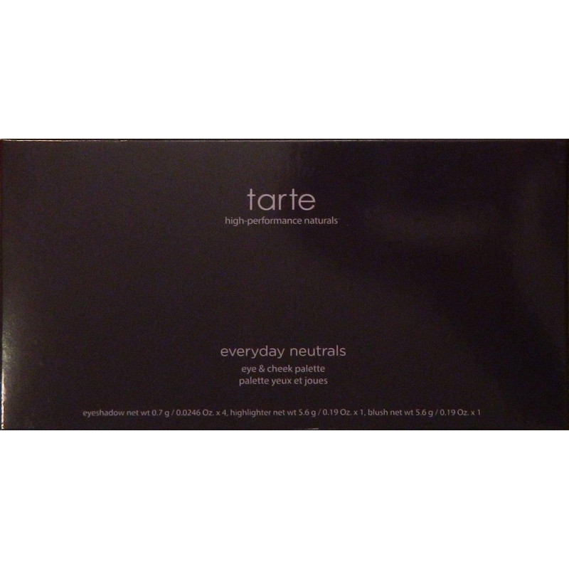 Tarte Everyday Neutrals Eye & Cheek Palette - 6 Eyeshadows,