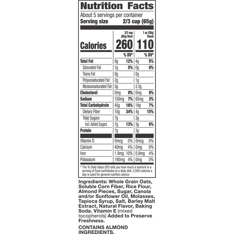 Nature Valley Vanilla Almond Reduced Sugar Granola, 11 OZ Bag