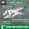 SK 5" Curved Jaw Locking Pliers, Premium CR-V Construction, Ergonomic