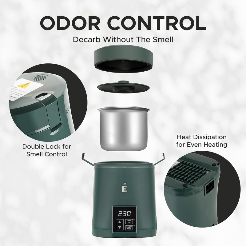 Herb Decarboxylator Infuser 2 in 1 - Decarb Machine for