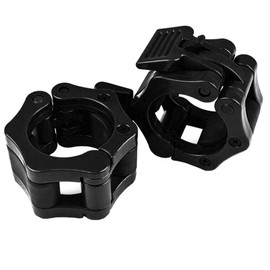 Barbell Clamps Olympic Barbell Collars Dumbbell Spinlock Clips 50mm Weight Lifting Dumbbell Barbell Bar Quick Release Lock Buckle 1 Pair