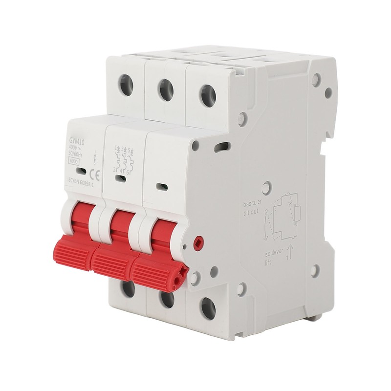 Miniature Circuit Breaker 6KA 3P DIN Rail Mounted Circuit Breaker