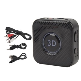 2 in 1 Bluetooth5.1 Receiver Transmitter 3.5mm Stable Connection Wireless Adapter for Car Home Stereo System