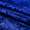 YPDY Royal Blue Stretch Crushed Velvet Fabric by The Yard,