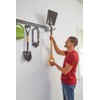 Rubbermaid FastTrack Garage Storage Utility Hooks 5 Piece Black All