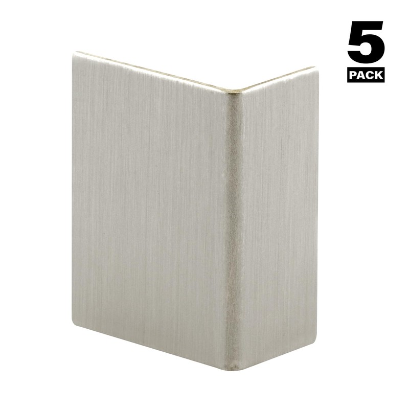 Prime-Line S 4215 Brushed Stainless, Adhesive Backed Door Edge Guard