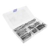 FUNOMOCYA 340pcs Cotter Pins Assortment Kit Stainless Steel Locking Pins