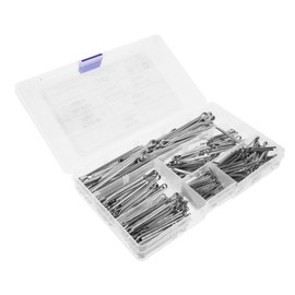 FUNOMOCYA 340pcs Cotter Pins Assortment Kit Stainless Steel Locking Pins for Automotive Replacement