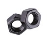 Nut M3 Black, Pack of 100 Threaded Hex Nuts Carbon