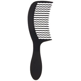 WetBrush Detangling Easy Glide Comb Wave Tooth Design Suitable for All Hair Types, Black