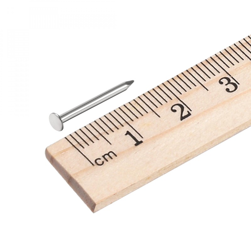 sourcing map Small Tiny Hardware Nails Carbon Steel 1.4X16mm(DXL) for