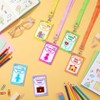 Hall Passes for Classrooms, 6 Set PVC Waterproof Bathroom Pass