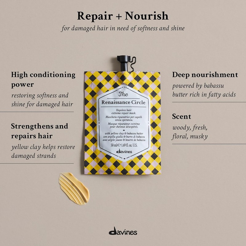 Davines The Renaissance Circle Mascarilla capilar reparadora 50 ml
