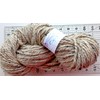 Super Bulky Chunky Cream with black slubs Heavy Weight Yarn