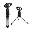 Annadue Microphone Stand Desk Tripod, Adjustable Microphone Stand Holder, Removable