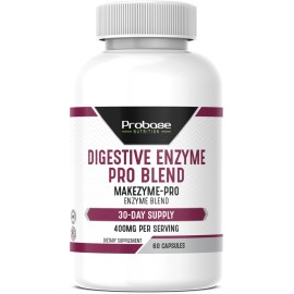Probase Nutrition Digestive Enzyme Pro Blend 60 Capsules 30-Day Supply