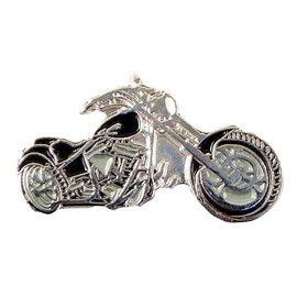 GBJUK Chopper Motorbike Enamel Pin Lapel Badge with Butterfly Clasp Back