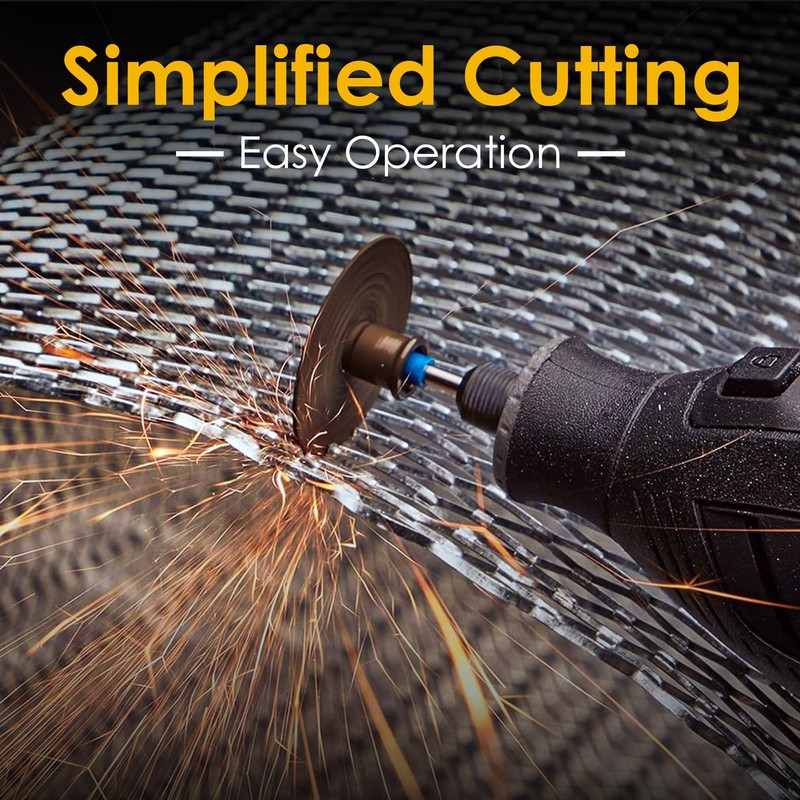 Kuenuilr Cutting Wheel for Drill 1/4 Inch Hex Shank Rotary