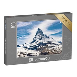 puzzleYOU: Puzzle 100 Piece "Matterhorn, Swiss Alps" - Mountains, Europe, Mountains & Valleys Puzzle Collection