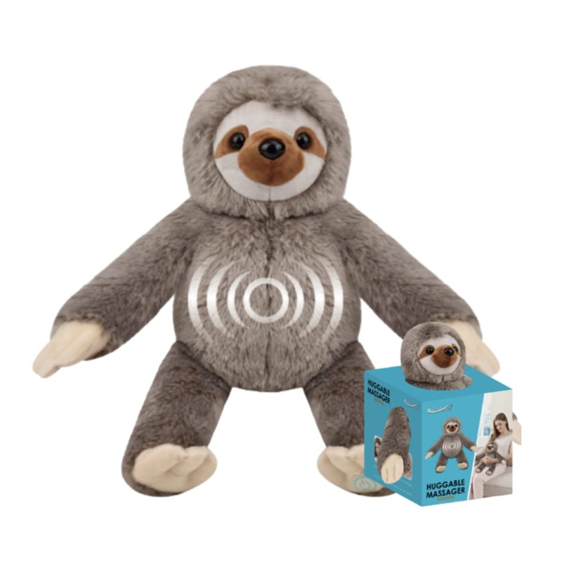 Health Touch Huggable Massager - Vibration - Sloth