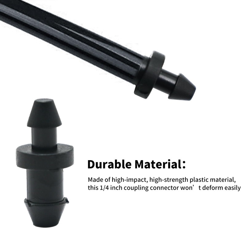 CADUFUELLY 50 PCS 1/4 inch Drip Fitting End Plug, Drip