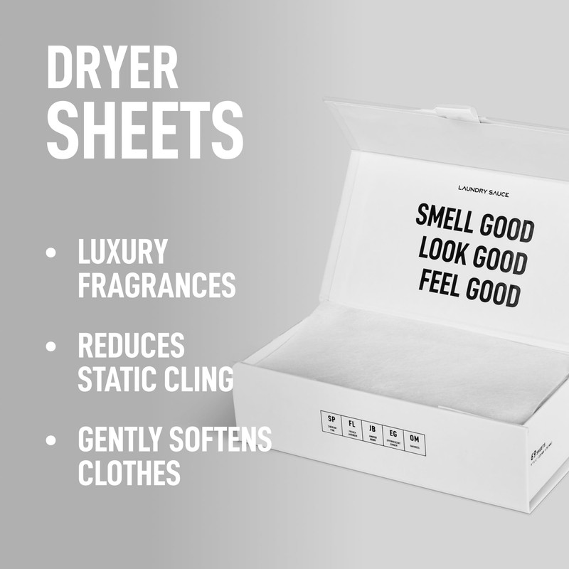 Laundry Sauce - Laundry Dryer Sheets (Siberian Pine), Luxury Fragrance,