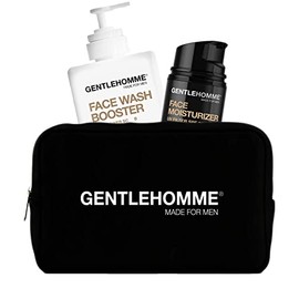 Gentlehomme Kit Facial Estuche Crema Limpiador Hombre Esenciales Faciales Viajes Set Cuidado Viaje Incluye Potenciador