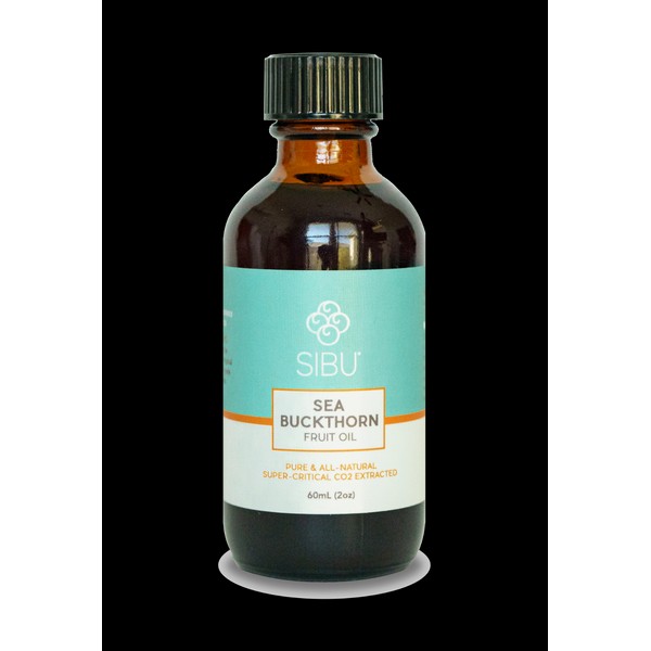 SIBU Premium Himalayan Omega 7 Sea Buckthorn Fruit Oil, 2 oz