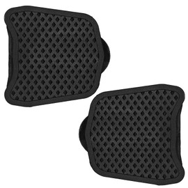 Bestookits 2PCS Clipless Pedal to Convert Flat Pedals Universal Platform Pedal Adapters Compatible with Look KEO System Pedals for Road Bike (Black)