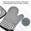 OYANIA Juego de Guantes de Horno y Soportes para Ollas,